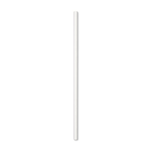 SOFi Paper Straw, Classic White, Unwrapped, 7.76in